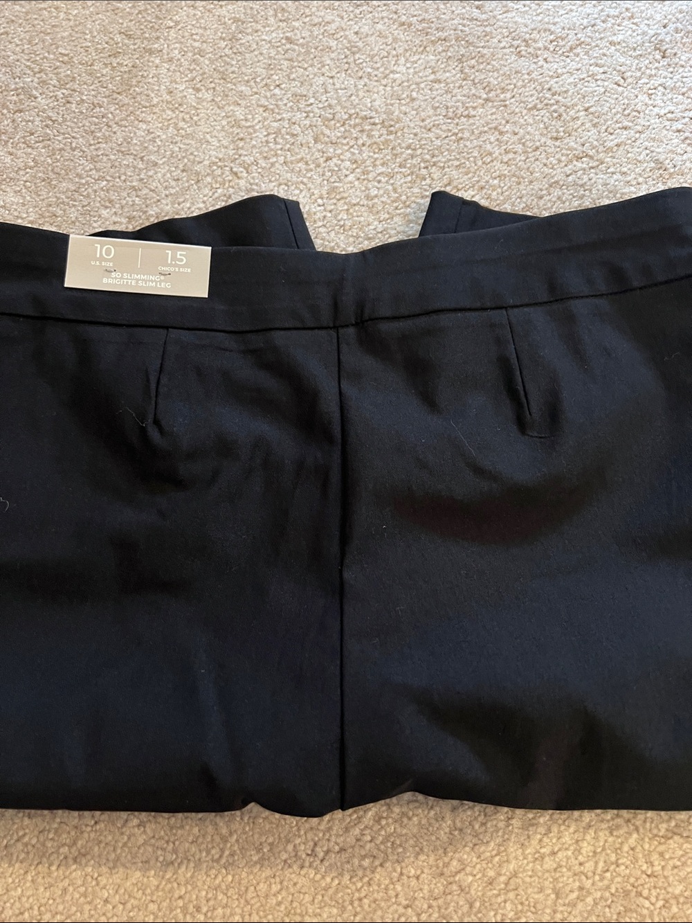Chico's So Slimming Black Tailored Bermuda Shorts (Chicos 1.5) - Picture 4 of 6